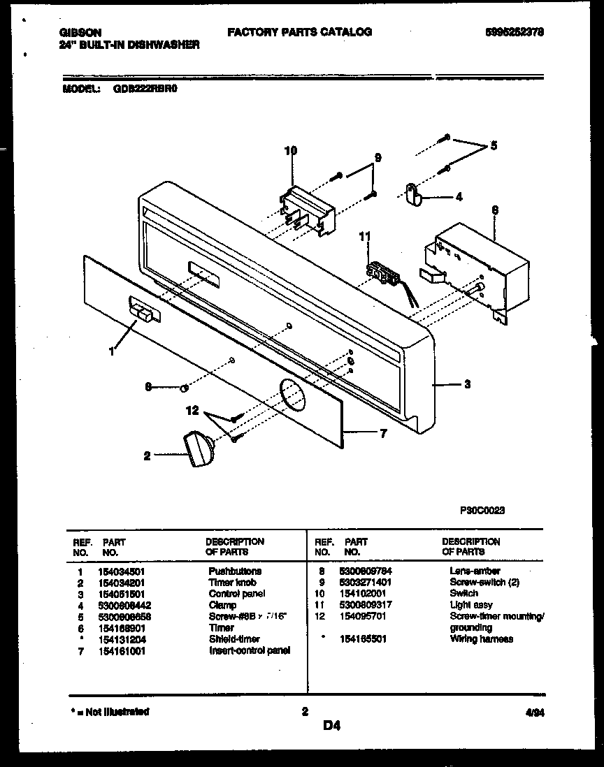 CONSOLE AND CONTROL PARTS