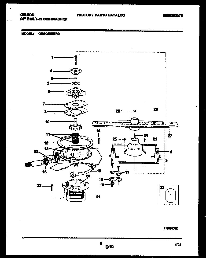 MOTOR PUMP PARTS