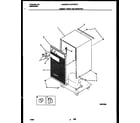 Gibson MDD25TG1 cabinet front and wrapper diagram
