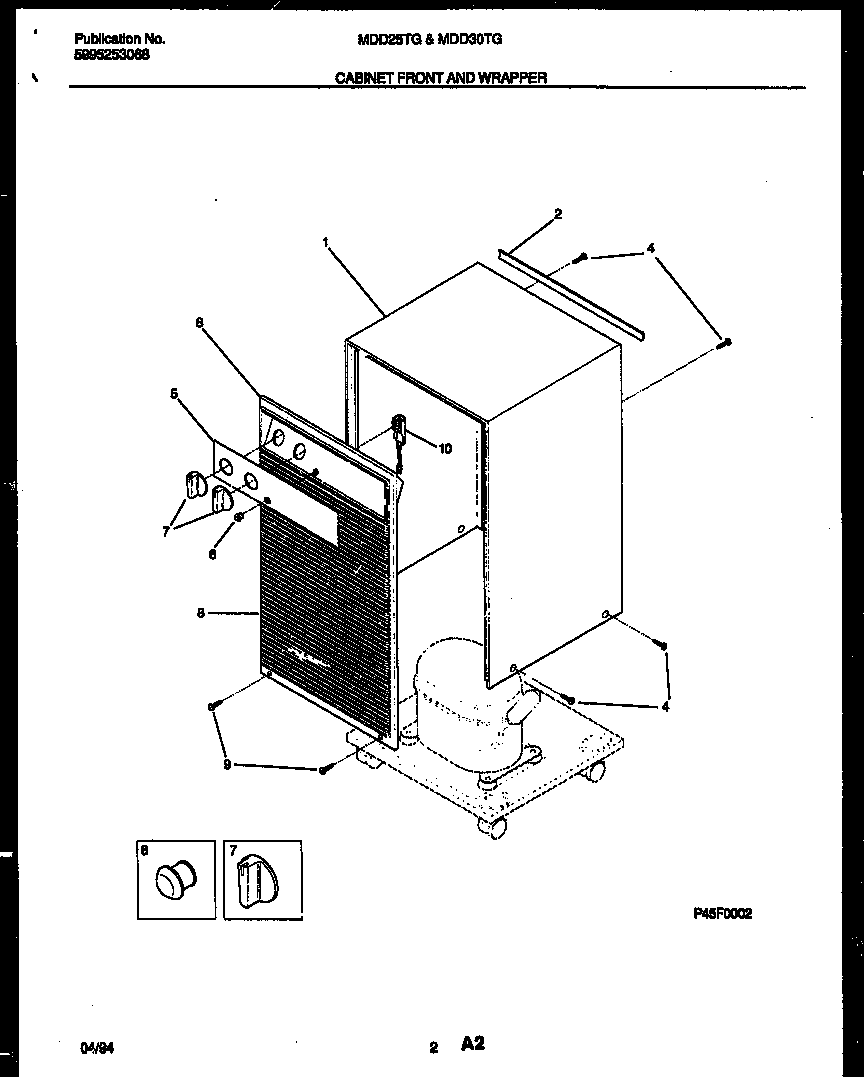 CABINET FRONT AND WRAPPER