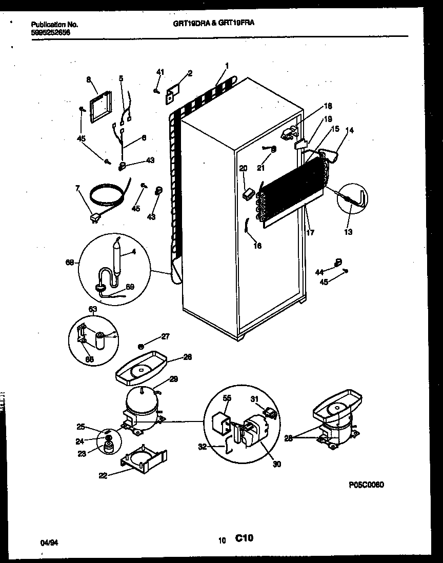 SYSTEM AND AUTOMATIC DEFROST PARTS