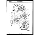 Gibson GRT19DRAD0 ice maker and installation parts diagram
