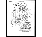 Gibson GRT19FRAW0 ice maker and installation parts diagram