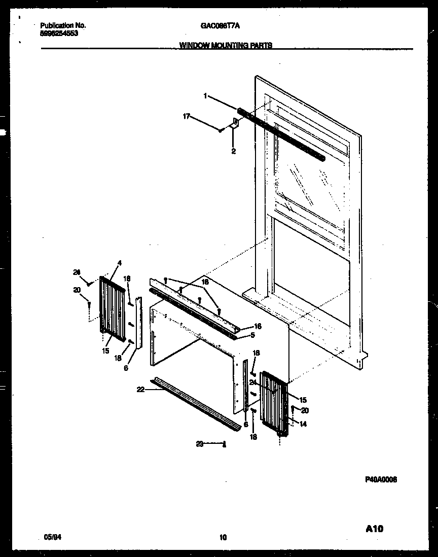 WINDOW MOUNTING PARTS