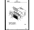Gibson GAS258T2K1 cabinet front and wrapper diagram