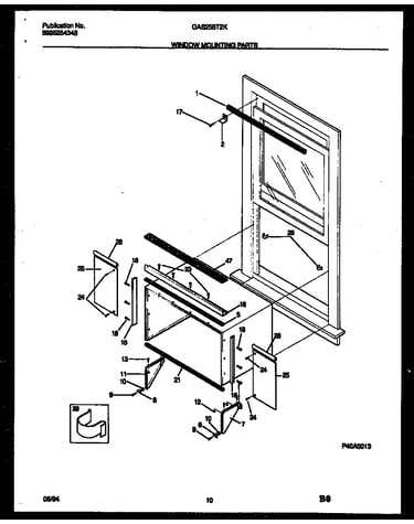 Window mounting parts