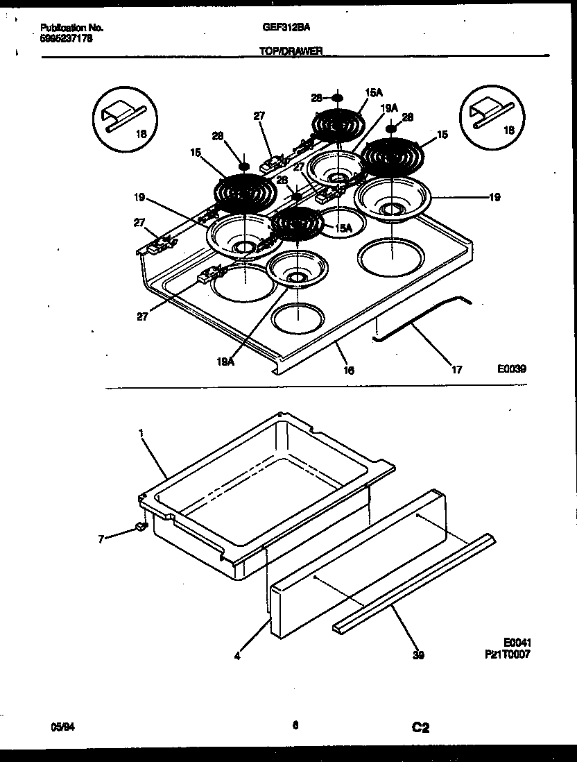 Top/drawer