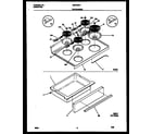 Gibson GEF300PAWA top/drawer diagram