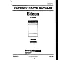 Gibson GWX435RBW0  diagram