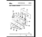Gibson GWX645RBS0 console and control parts diagram