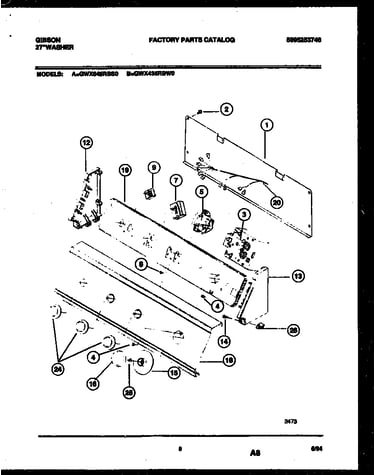 Console and control parts