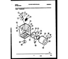 Gibson DG27S8WAGB cabinet and component parts diagram