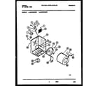Gibson GDG546RBW0 cabinet and component parts diagram