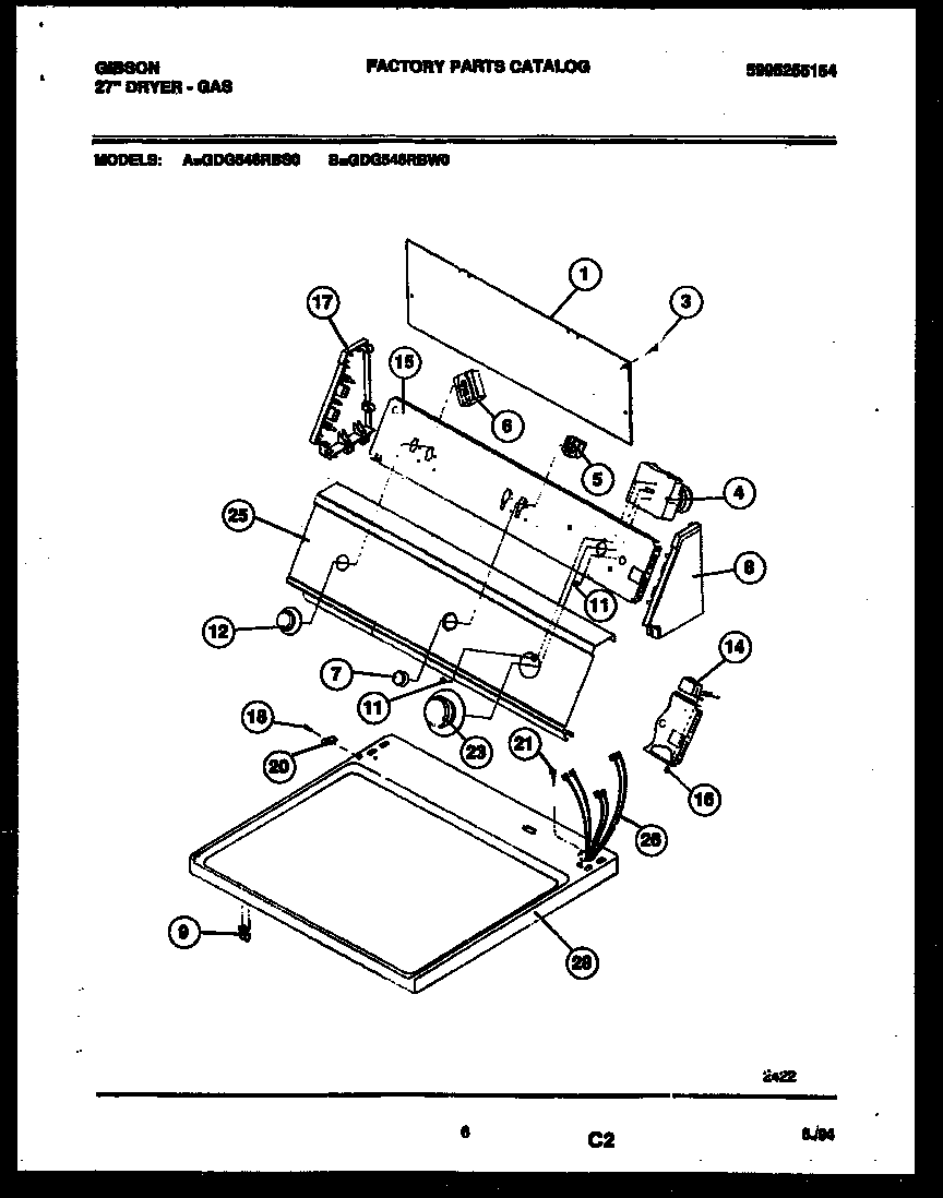 Console and control parts