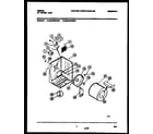 Gibson GDG336RBW0 cabinet and component parts diagram