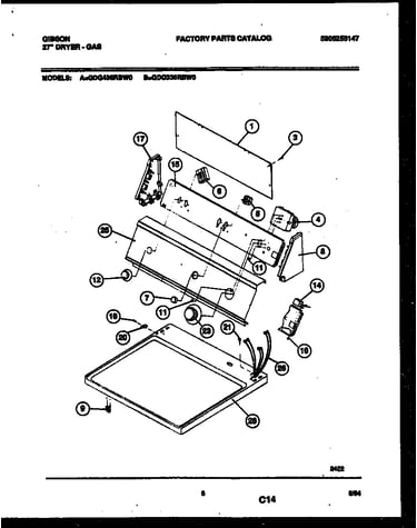 Console and control parts