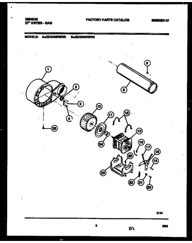 Blower and drive parts