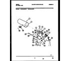 Gibson GDG436RBW0 burner, igniter and valve diagram