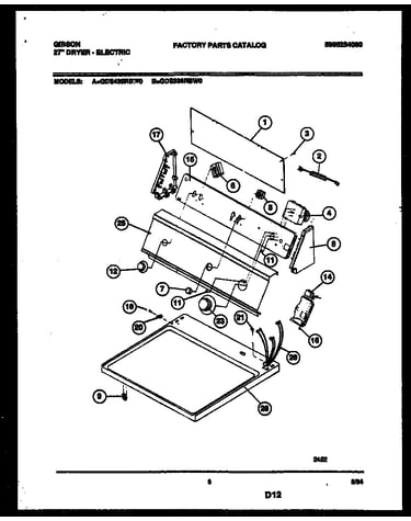 Console and control parts