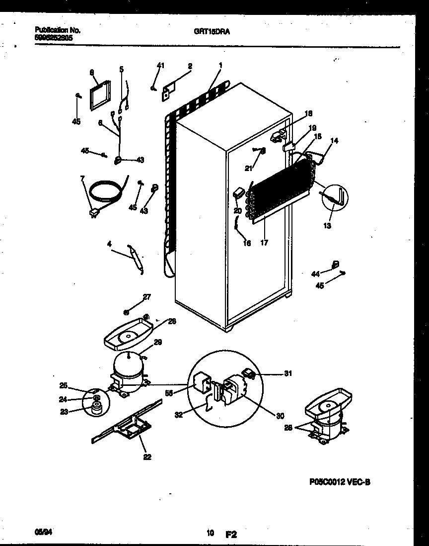 System and automatic defrost parts