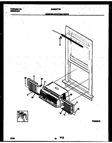 Window mounting parts