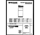 Gibson GRT21PRAW0 cover page diagram