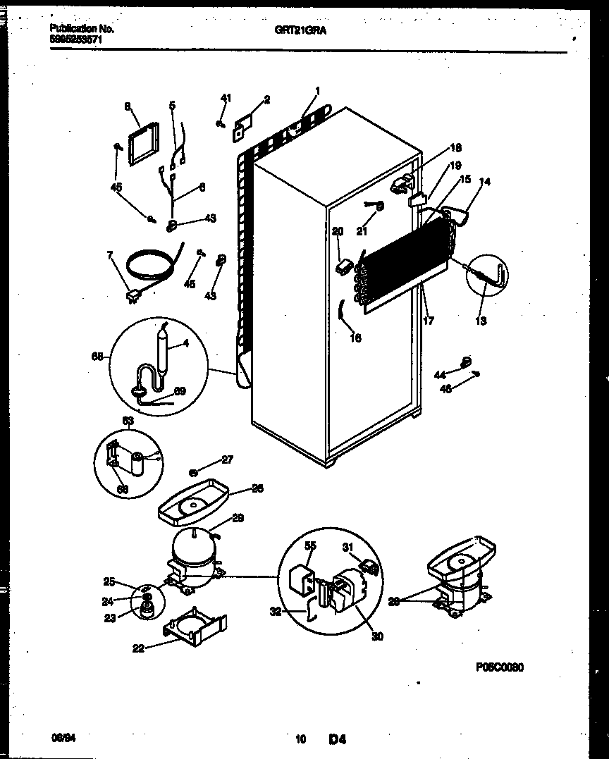 System and automatic defrost parts