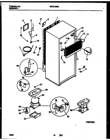 System and automatic defrost parts