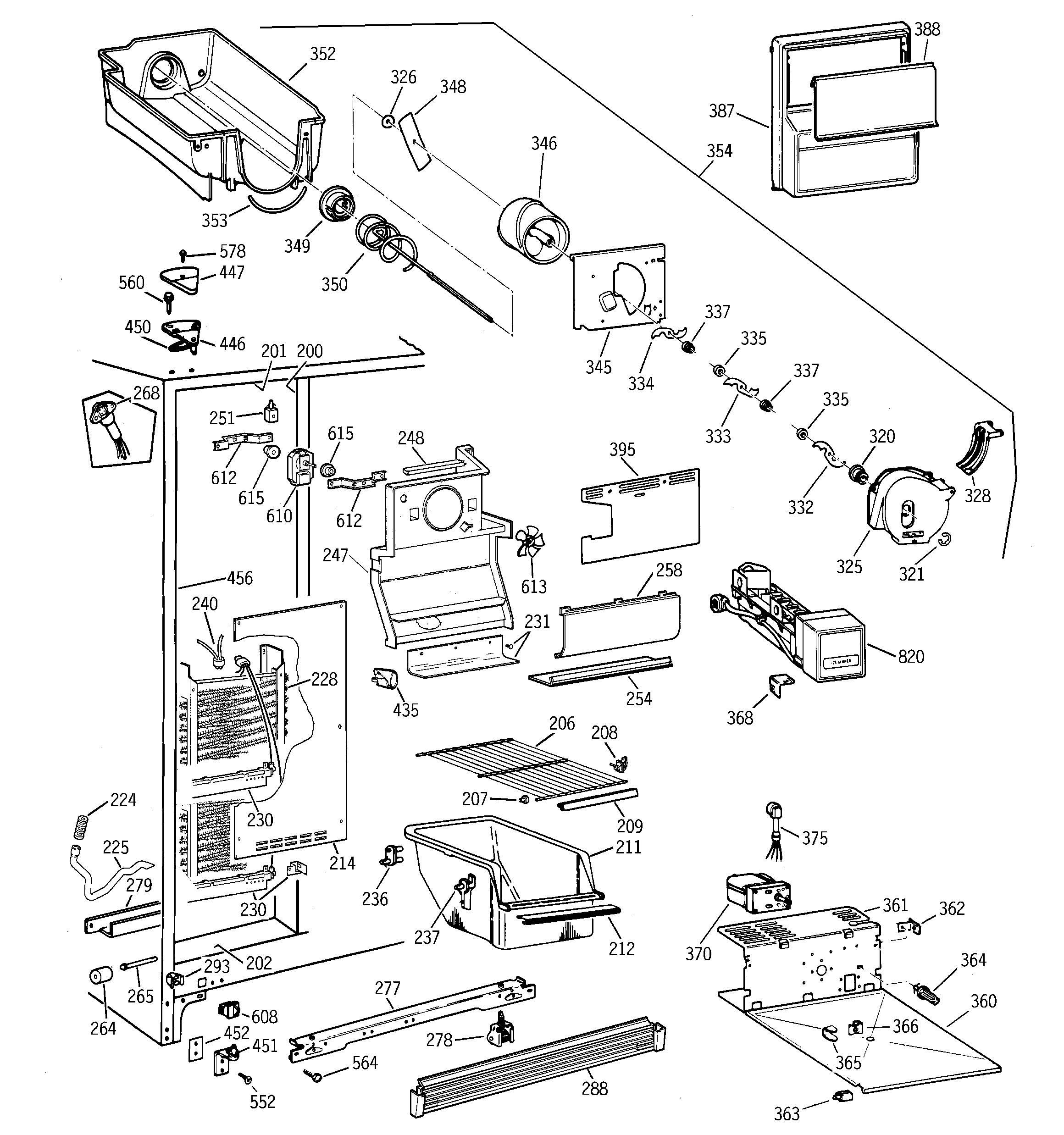 Freezer section