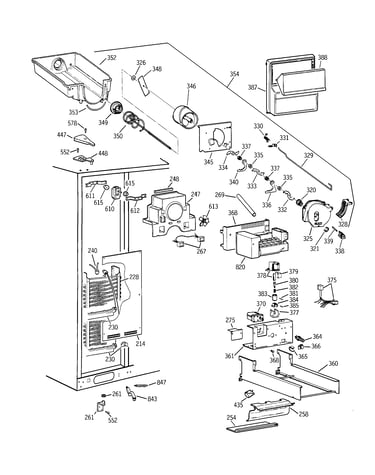 Freezer section