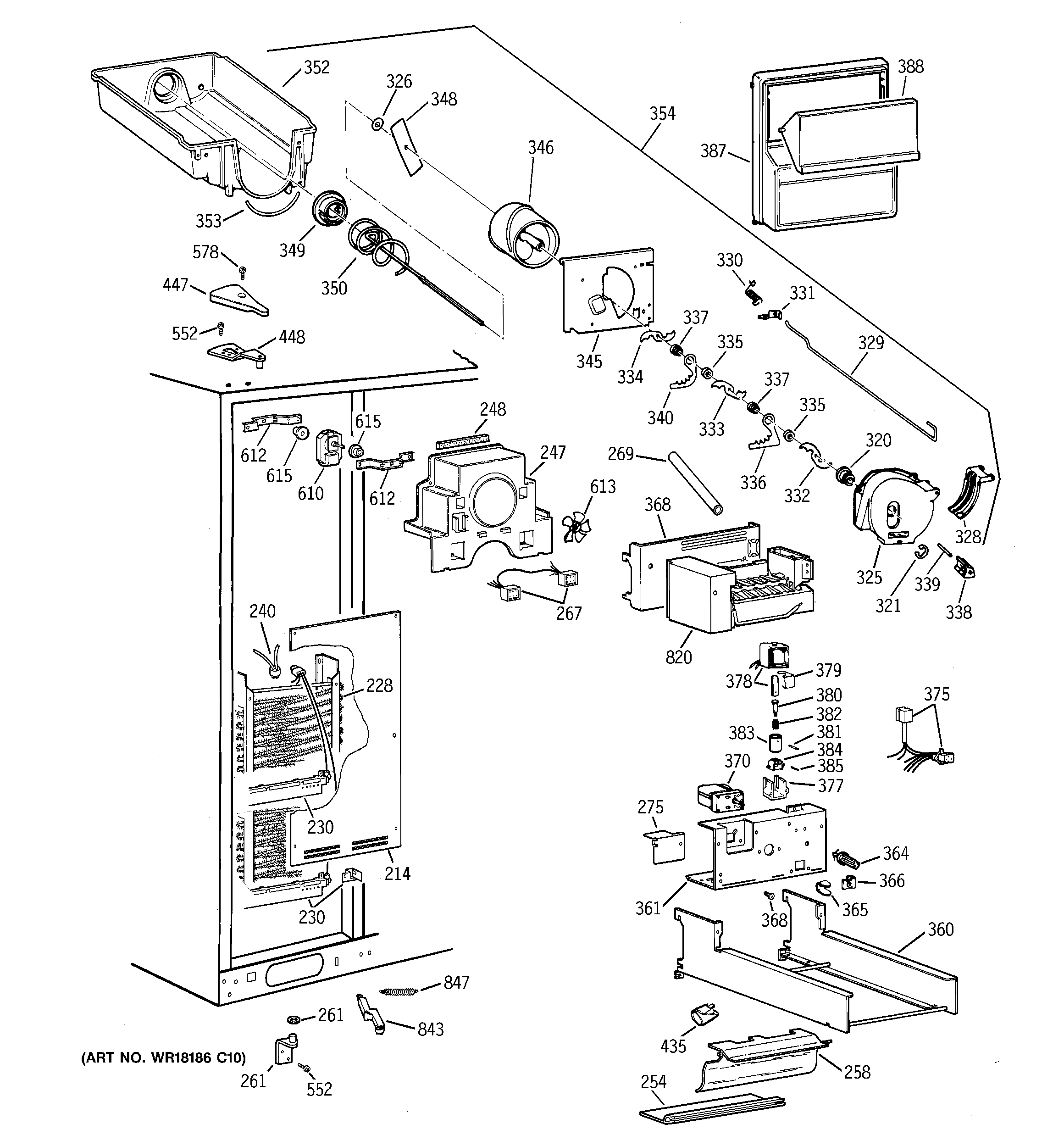Freezer section