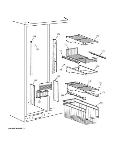 Freezer shelves