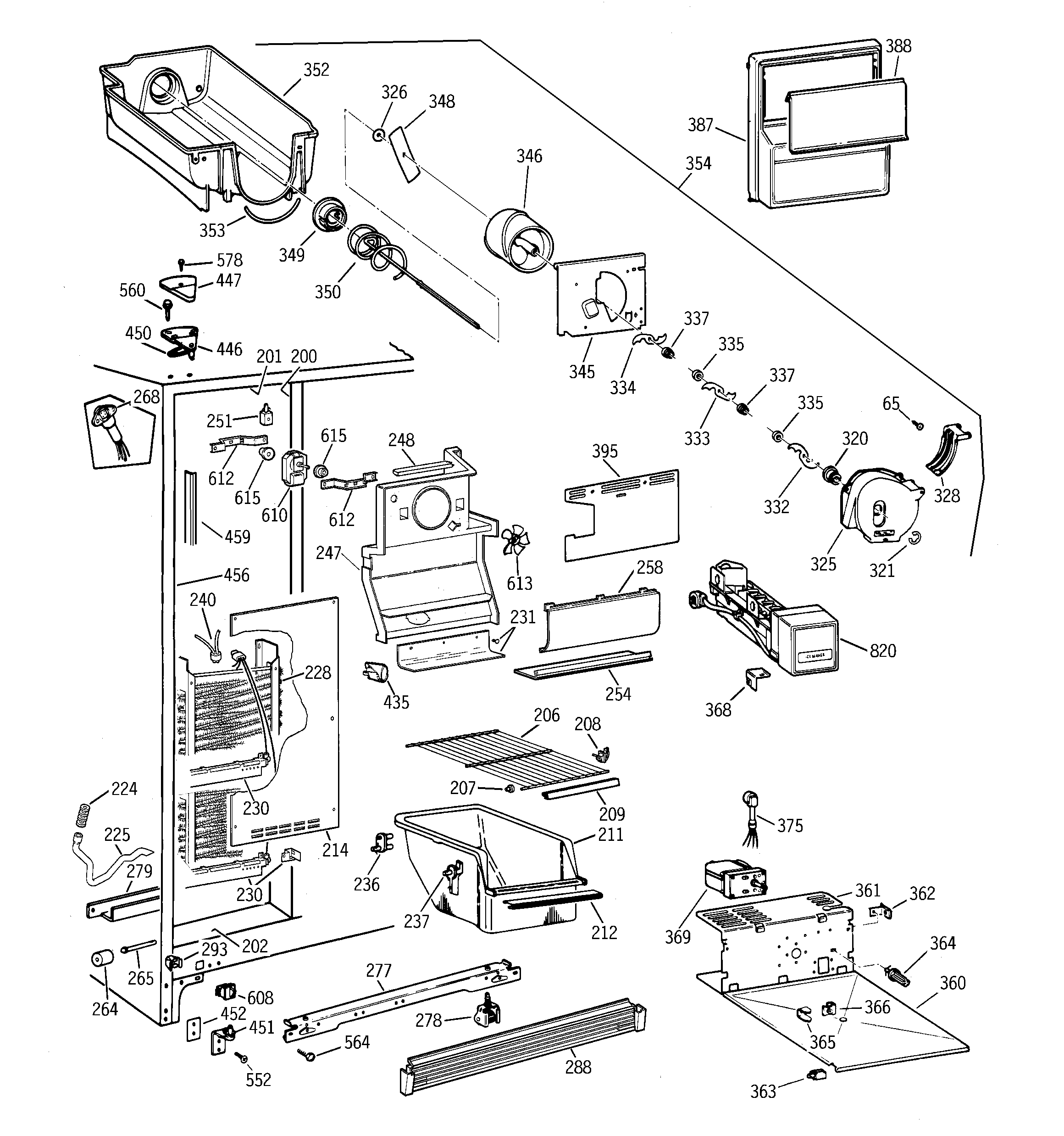 Freezer section