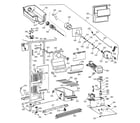 GE MSK22GRBGAD freezer section diagram