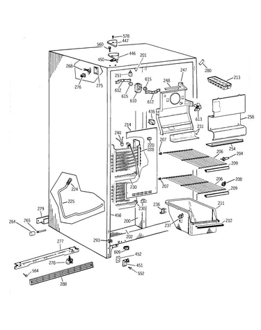 Freezer section