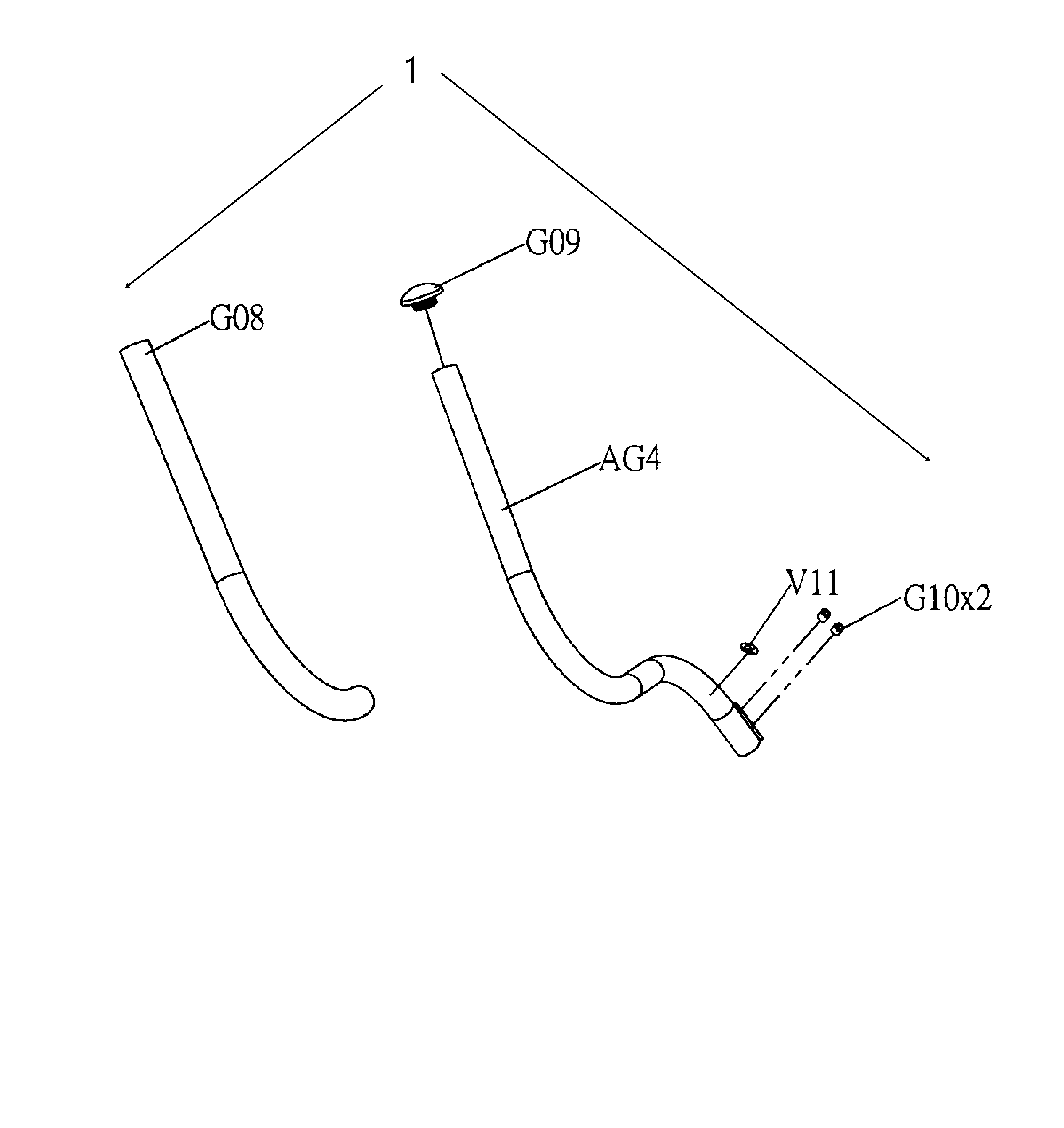 Arm rest set-r