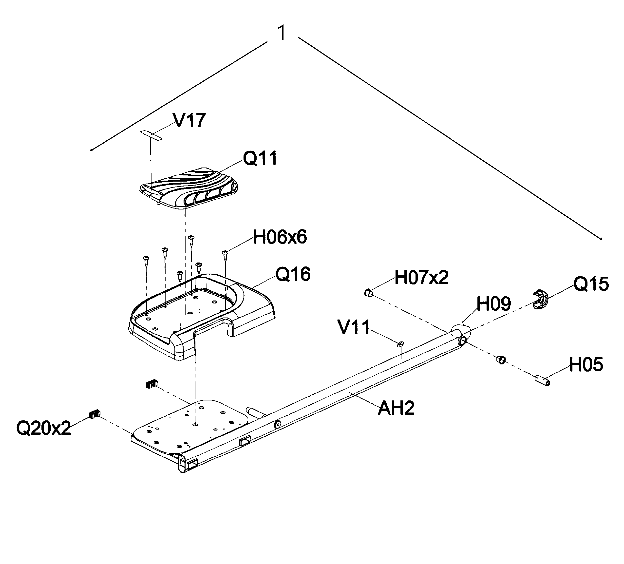 R-link arm set