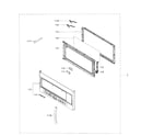 Samsung ME21H706MQG/AA-00 door section diagram