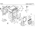 Bosch WFMC4301UC/06 cabinet diagram