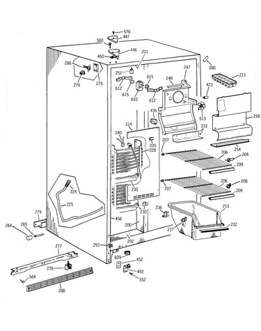 Freezer section