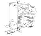 GE MSZ20GABKWW freezer section diagram