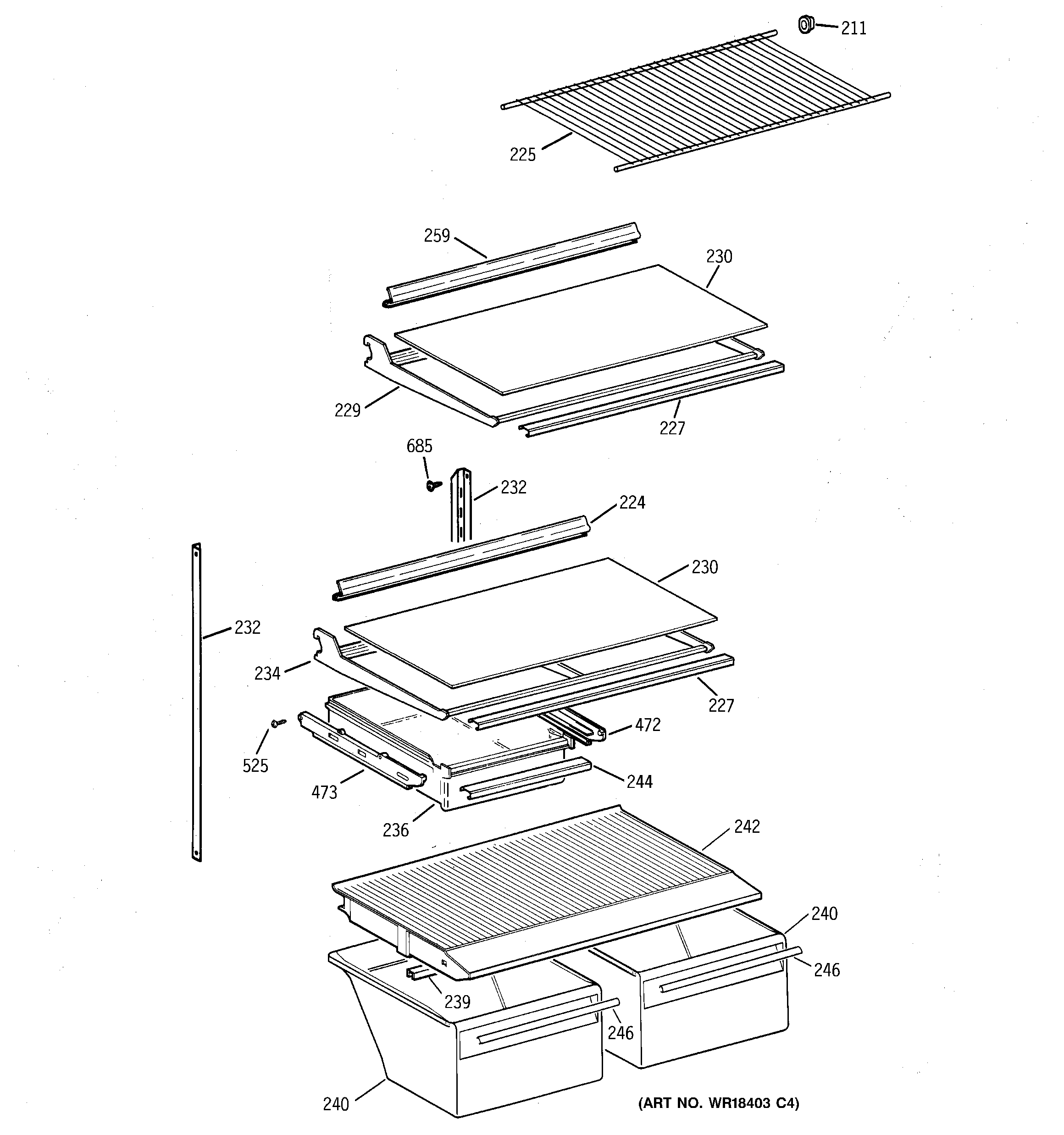 SHELF PARTS