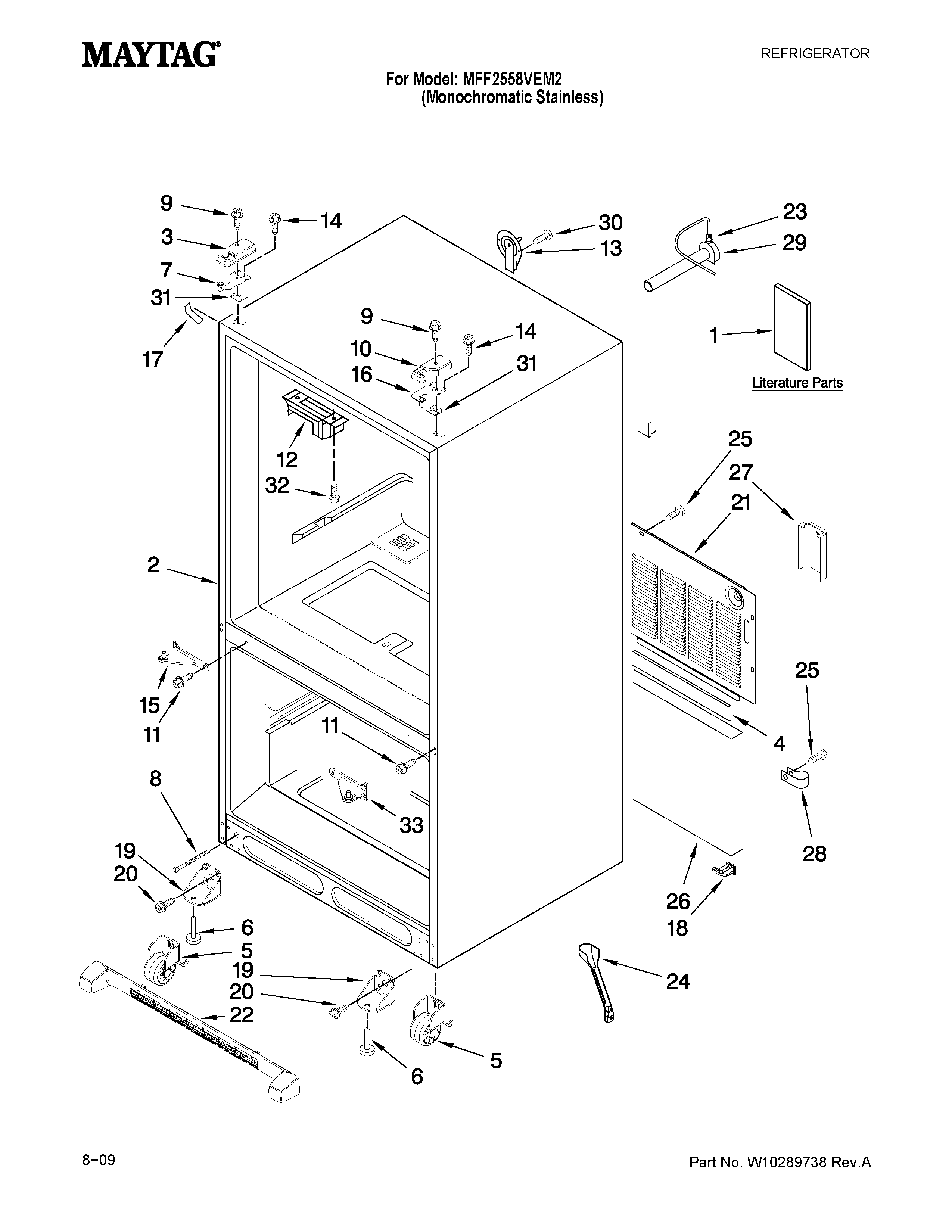 Cabinet parts