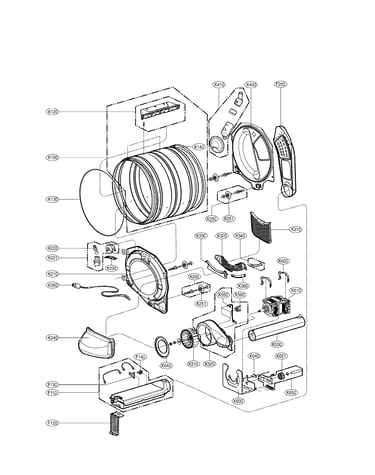 Drum & motor assembly: electric type