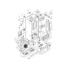 LG LFX25960TT/00 case parts diagram