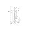 LG LMV2053SB/00 latch board parts diagram