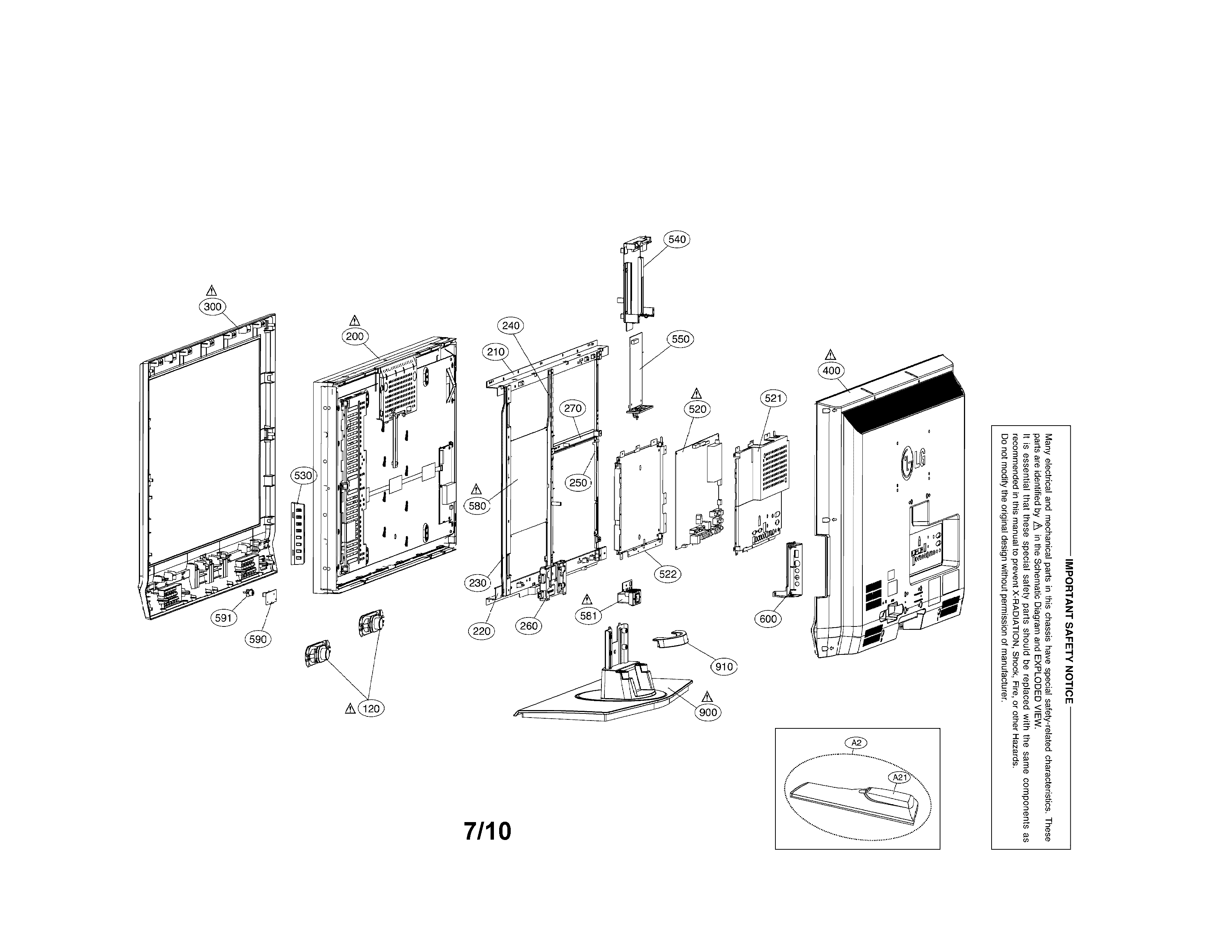 Tv lcd 19