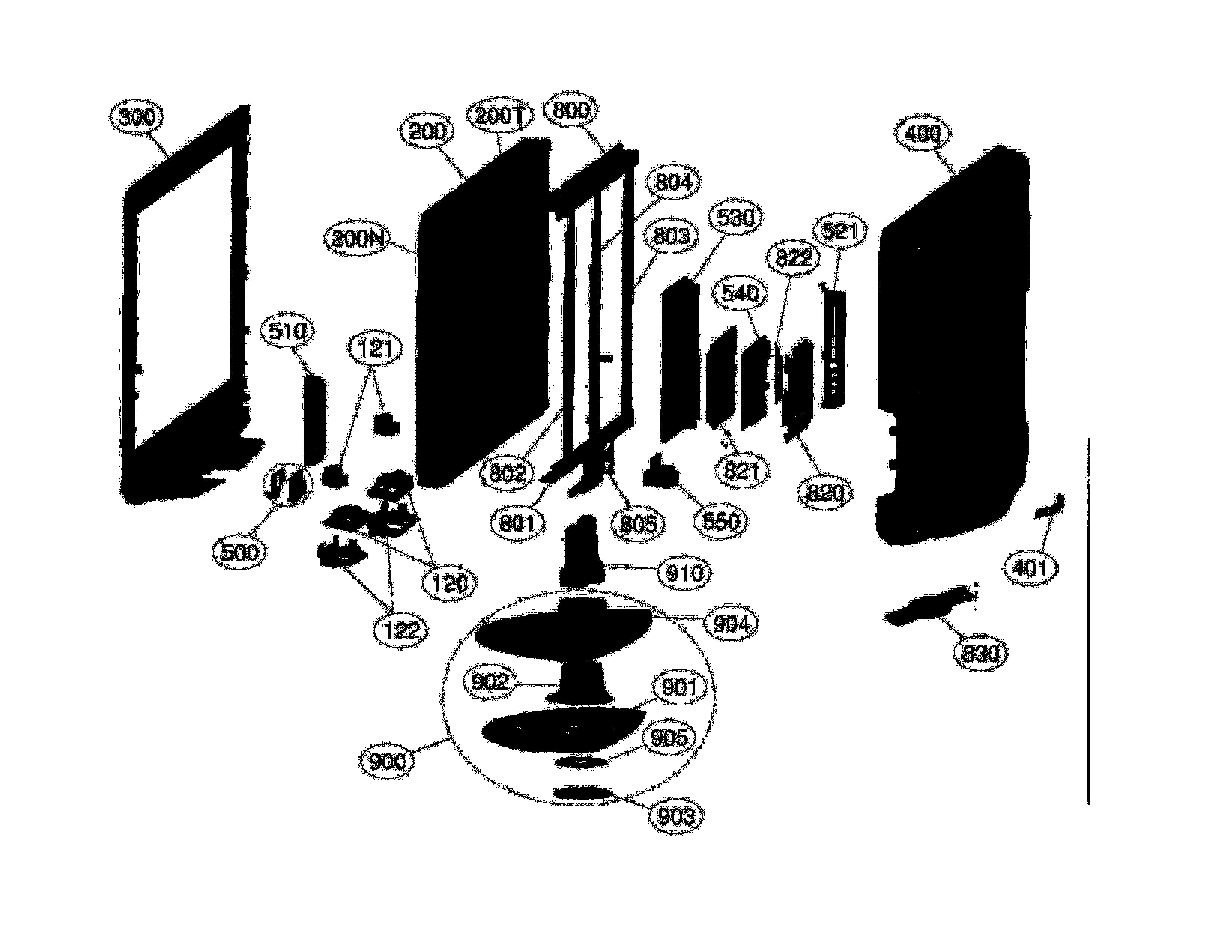 Tv lcd 19
