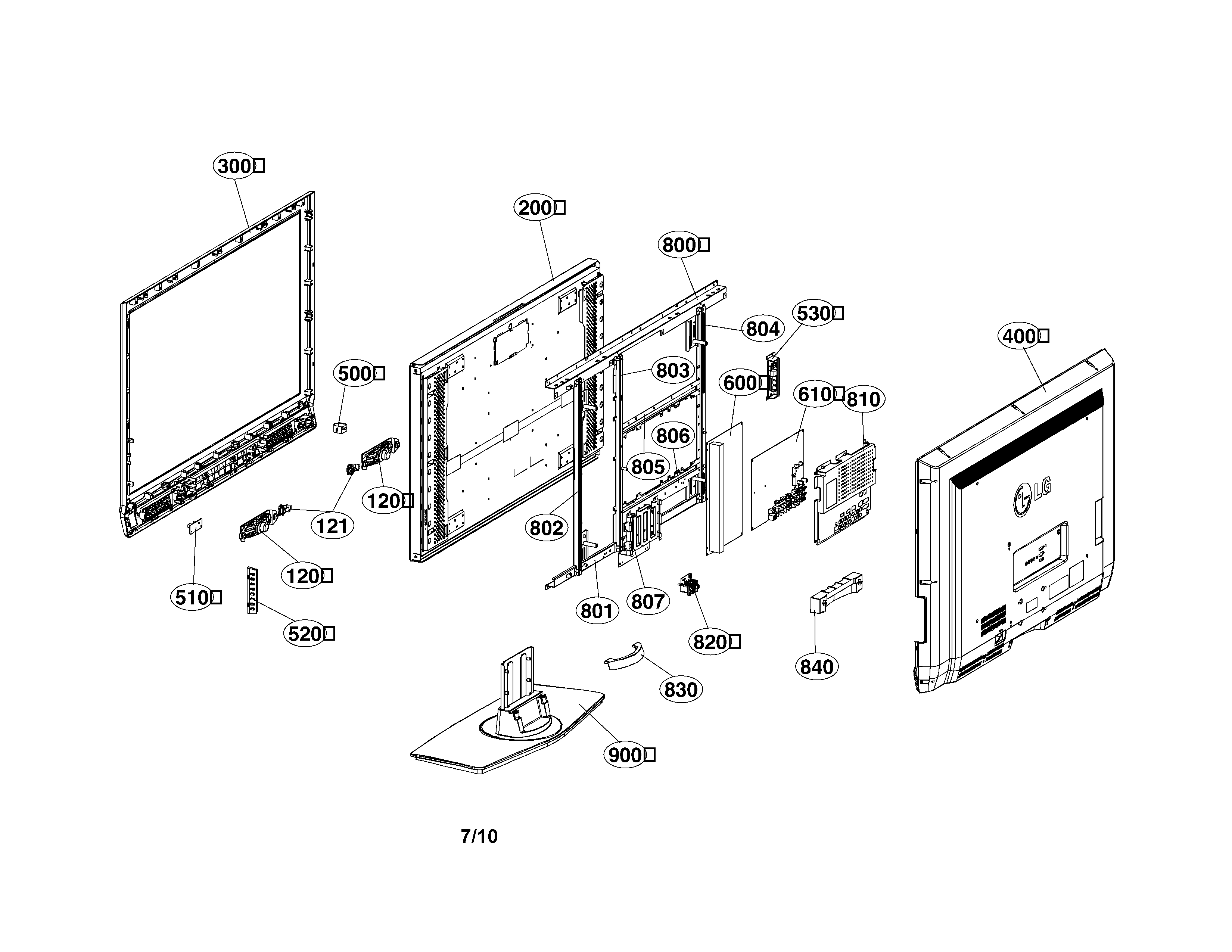 Tv lcd 19