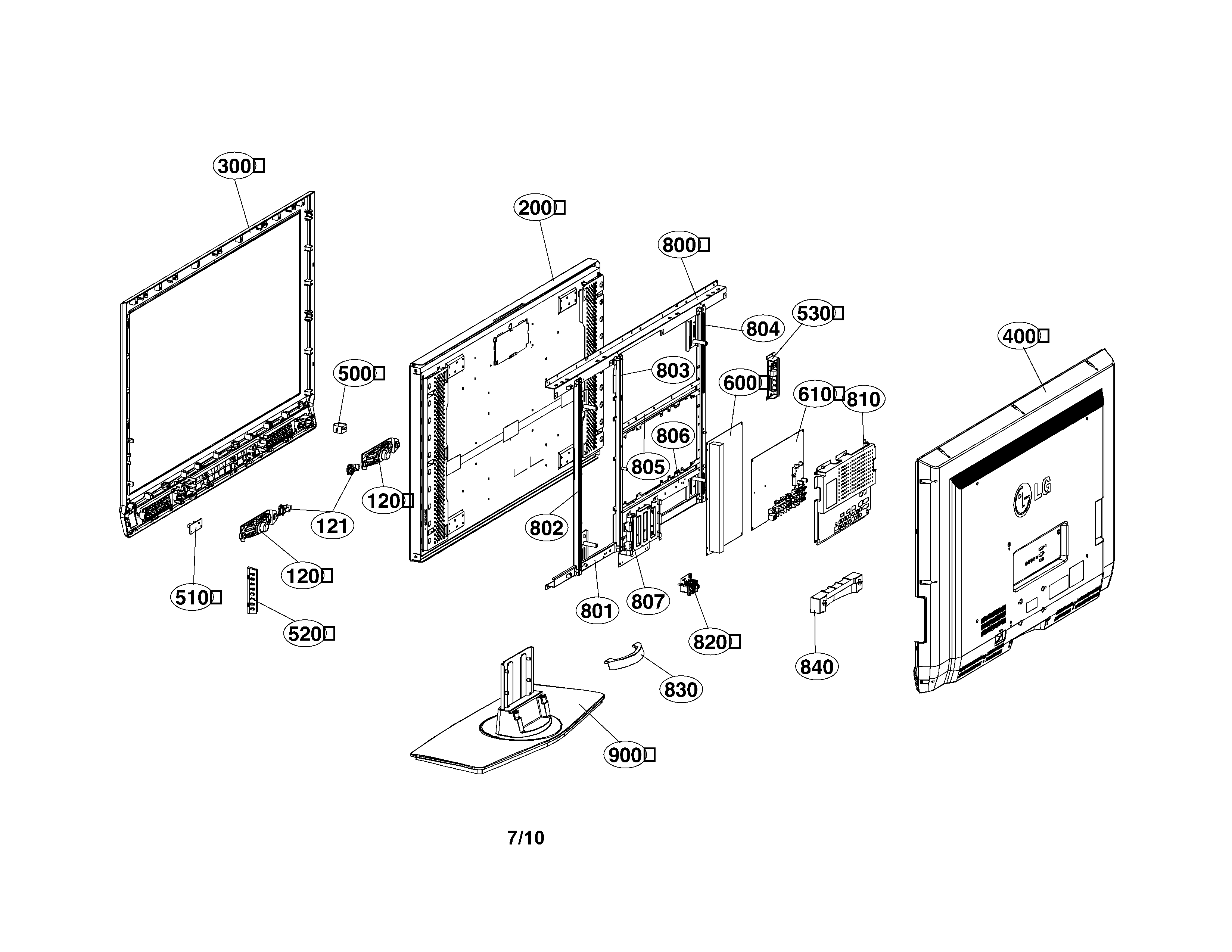 Tv lcd 19